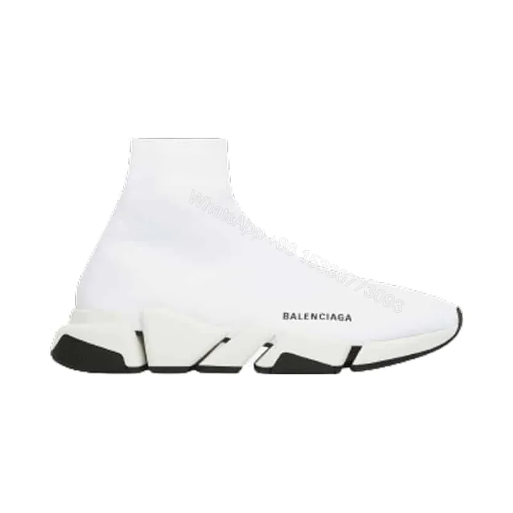 View 1 of BALENCIAGA SPEED 2.0 SNEAKER IN WHITE – BB143