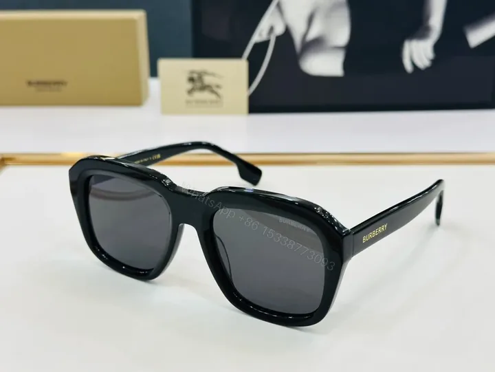 View 1 of Black acetate Bold Geometry Sunglasses - Premium Polarized UV400