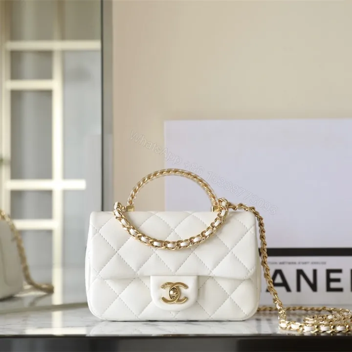 View 1 of 高仿Chanel*24S系列AS4847小羊皮白色單肩包免檢版