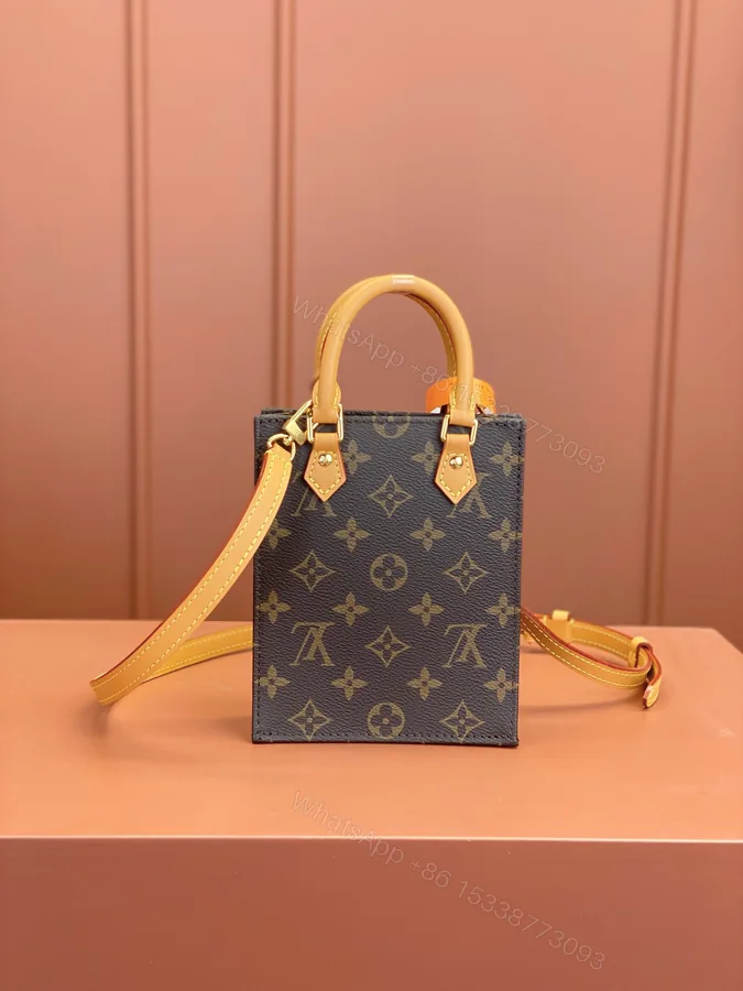 View 1 of LV 高仿 M81295 經典老花迷你托特手機包 女款斜背小方包 時尚百搭迷你手提包