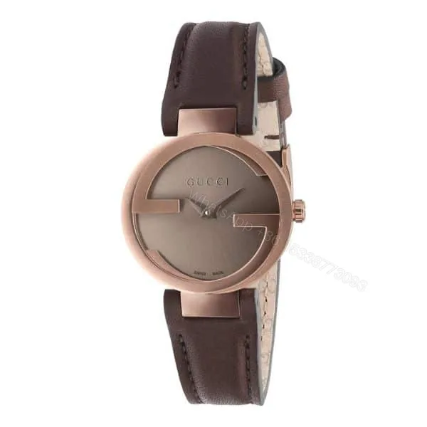View 1 of Gucci Interlocking Watch Brown Dial 29Mm