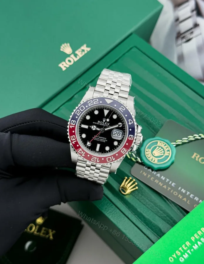 View 1 of Rolex GMT Master II Pepsi Oyster Super Clones