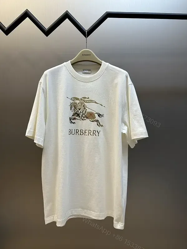 View 1 of Oversized White Graphic Tee: Horse Motif, Premium Cotton