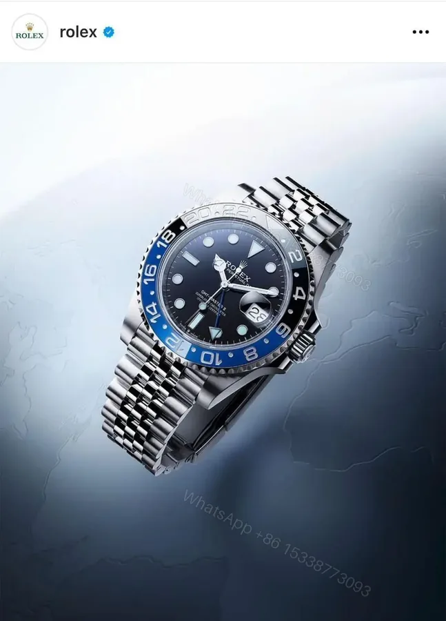View 1 of Rolex For Men 7AA Premium Collection Model Rolex GMT II Batman Edition
