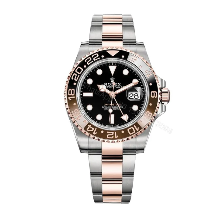 View 1 of Rolex GMT Master II Root Beer Rose Gold Watches