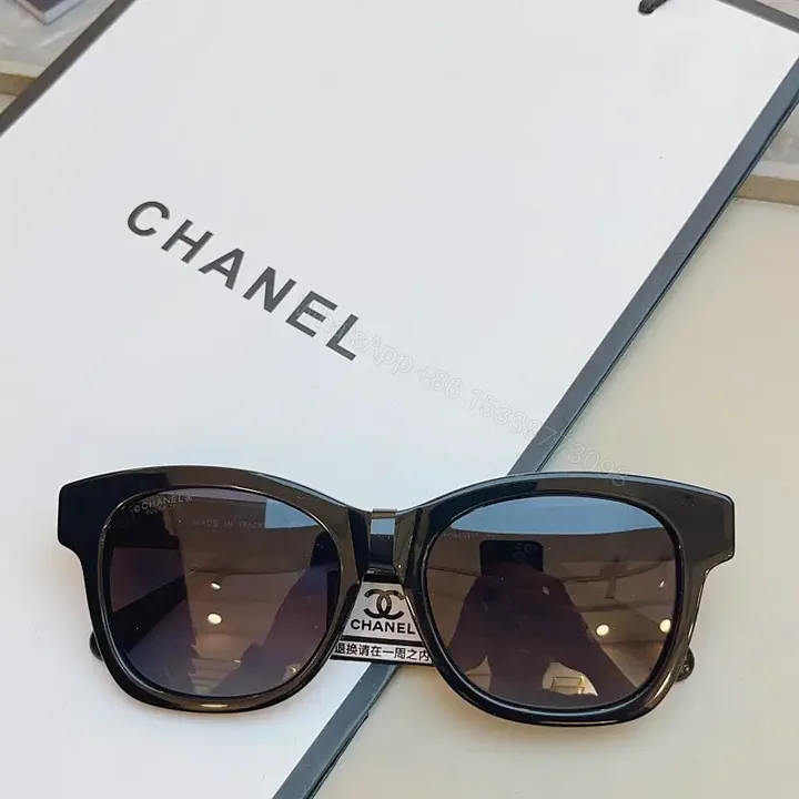 View 1 of Black Glossy Sunglasses Oversized Square Frame with Logo Detail