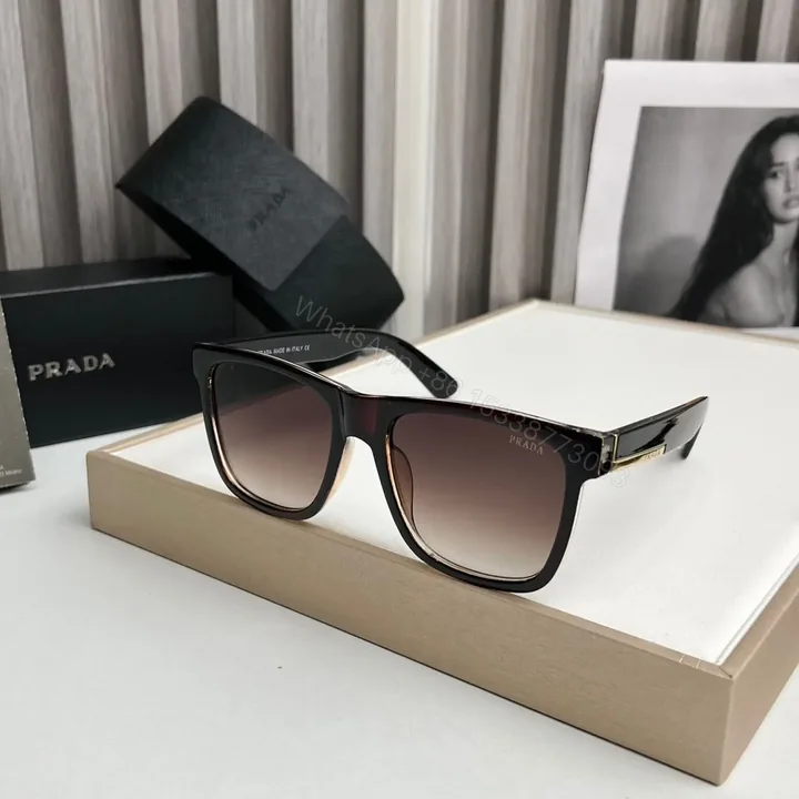 View 1 of Prada Square Havana Brown Sunglasses