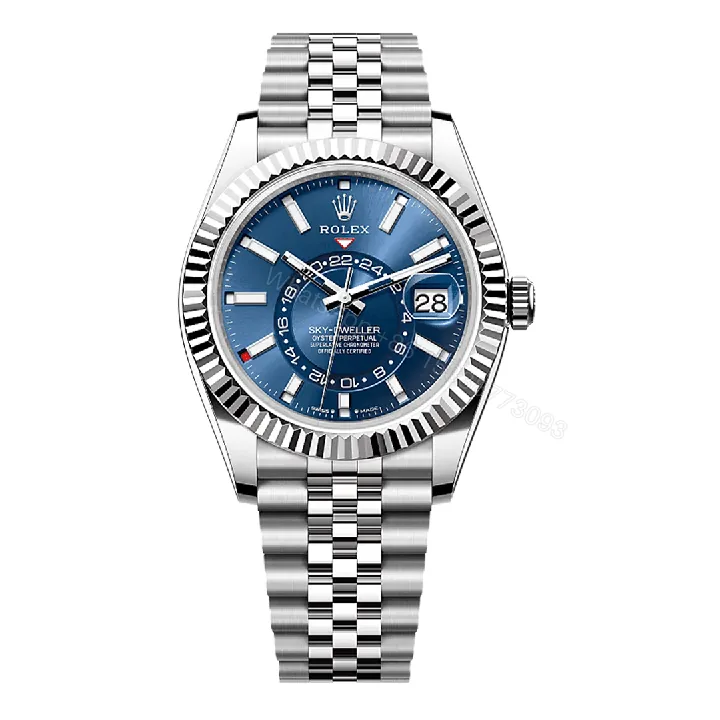 View 1 of Rolex Sky-Dweller Blue Dial Replica