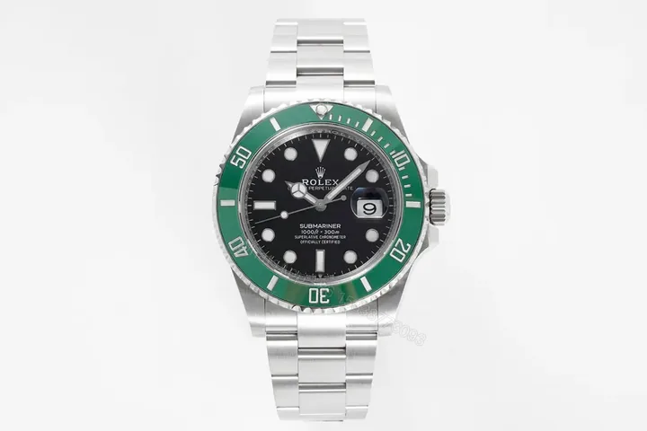 View 1 of C+ Factory Clean Factory VSF Rolex Submariner 41mm Green Bezel Watch