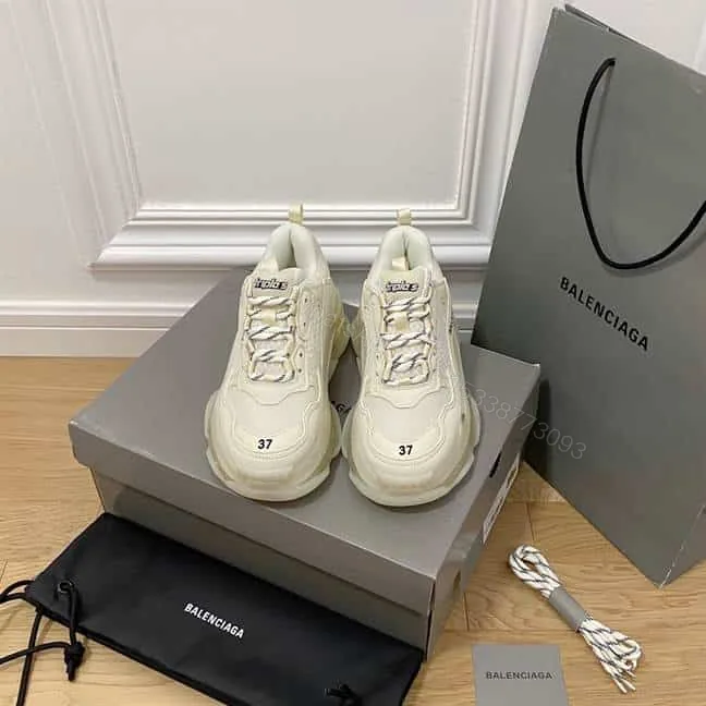 View 1 of BALENCIAGA MEN’S TRIPLE S SNEAKER CLEAR SOLE – BB193