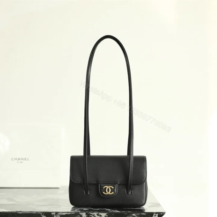 View 1 of 高仿Chanel*26P系列AP5068小牛皮單肩包黑色Mini免檢版