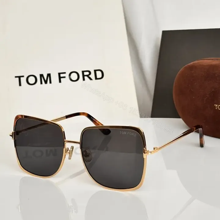 View 1 of Refined Rose-Gold Sunglasses with Sculpted Frame Detailing