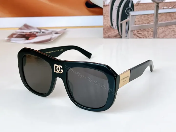 View 1 of Bold DG-Style Oversized Sunglasses: Luxe, UV400, Acetate