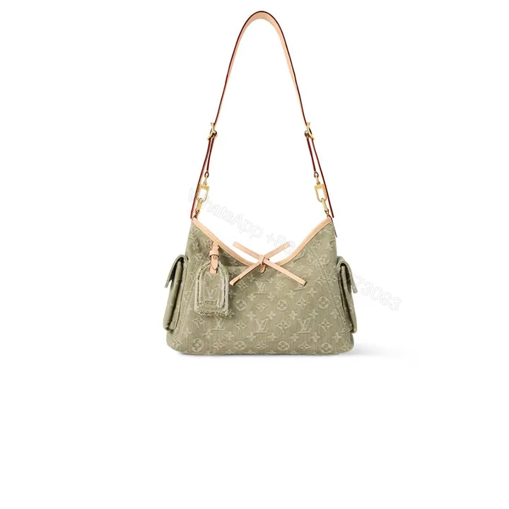 View 1 of Louis Vuitton Carryall Cargo PM Khaki Denim 33Cm M27623