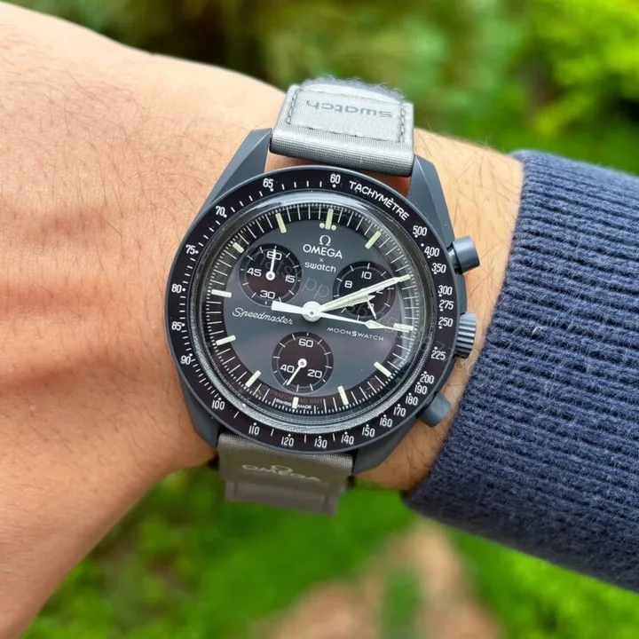 View 1 of Omega X Swatch Moonwatch Mission To Mercury 42mm Chronograph Quartz
