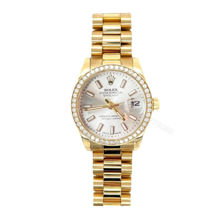 View 1 of Rolex Lady Datejust White Dial Yellow Gold 28Mm