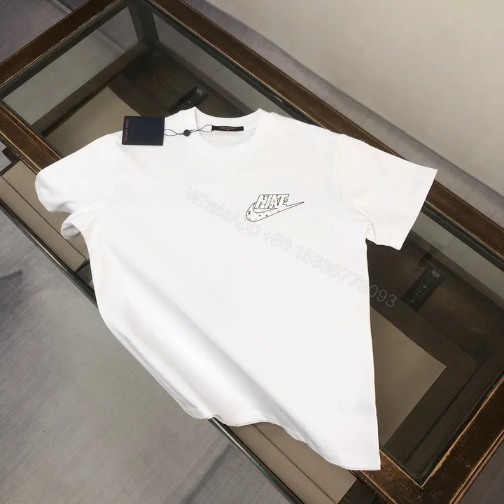 View 1 of LV 一比一白色T恤 經典小Logo 星點刺繡 低調百搭款