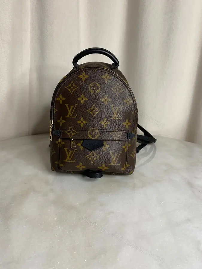 View 1 of Louis Vuitton Palm Springs Mini backpack in monogram canvas