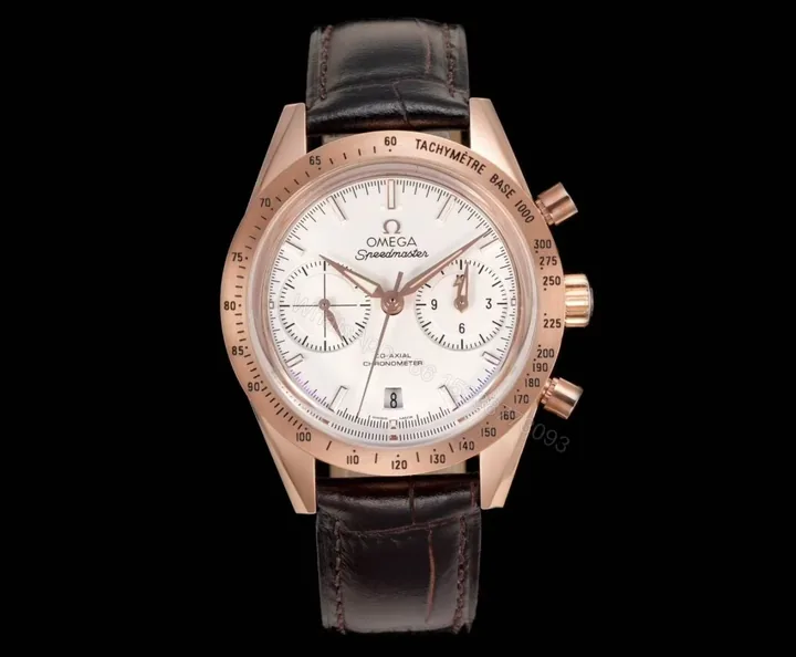 View 1 of Omega Speedmaster Broad Arrow Red Gold Enamel 3654.20.31