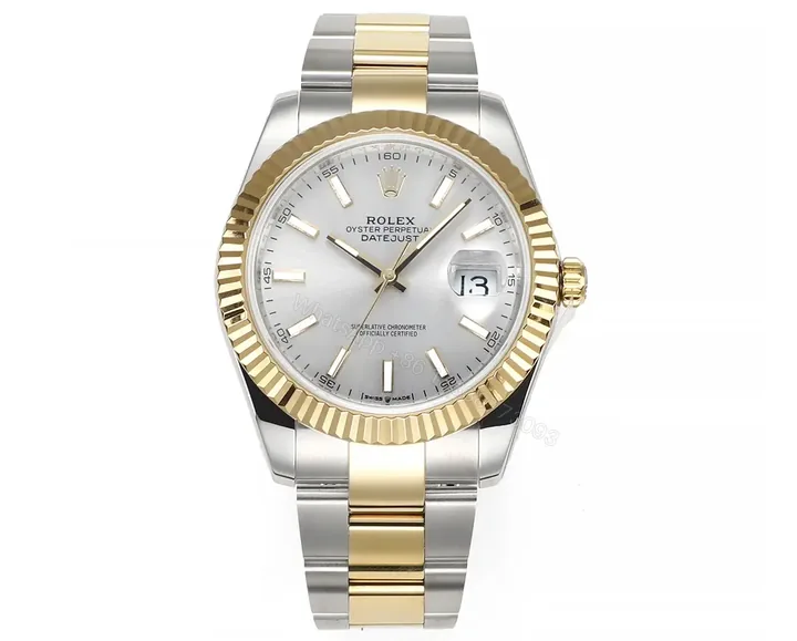 View 1 of DJ Factory Clean Factory JVS Rolex Datejust Silver Two-Tone Watch