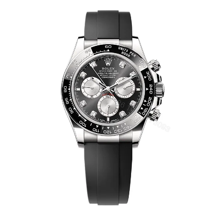 View 1 of Rolex Daytona Cosmograph 126519LN Black Dial Diamond Replica