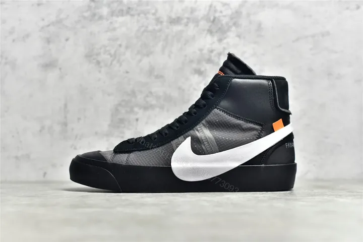 View 1 of OFF WHITE NIKE BLAZER MID “Grim Reaper”