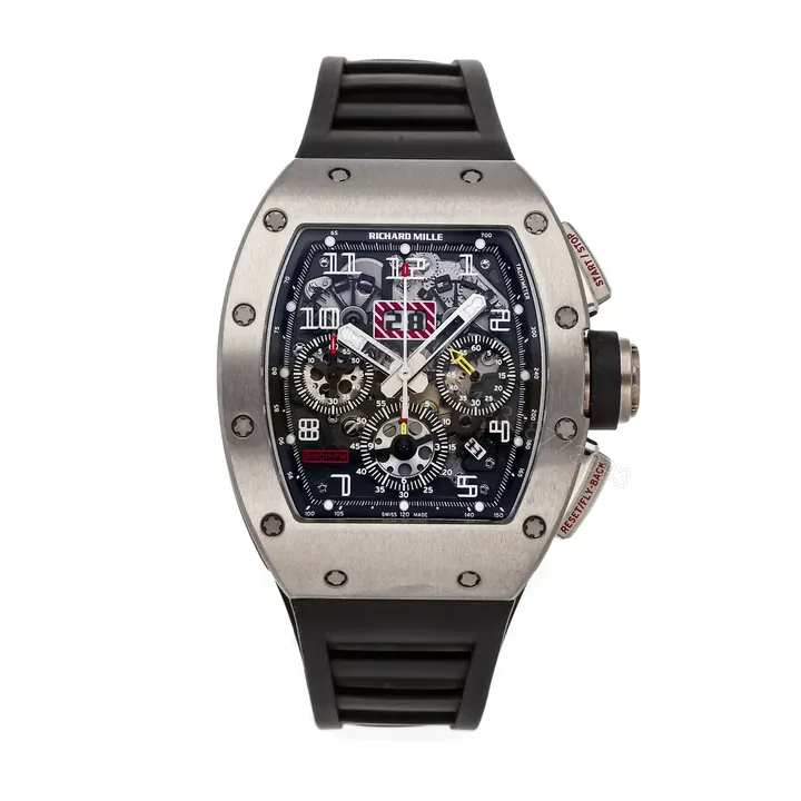 View 1 of Richard Mille RM011 Felipe Massa Titanium Replica