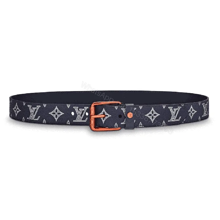View 1 of LOUIS VUITTON BELT VOYA.GER MONOGRAM UPSIDE DOWN INK NA.VY – B99