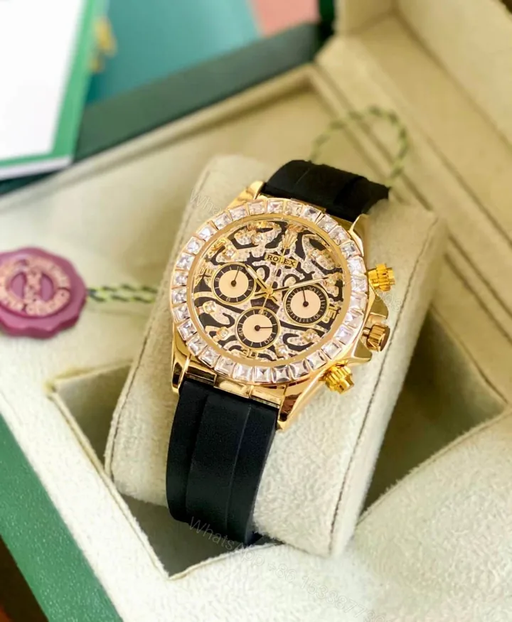 View 1 of Rolex Oyster Tiger Eye 42MM Gold Dial Quartz