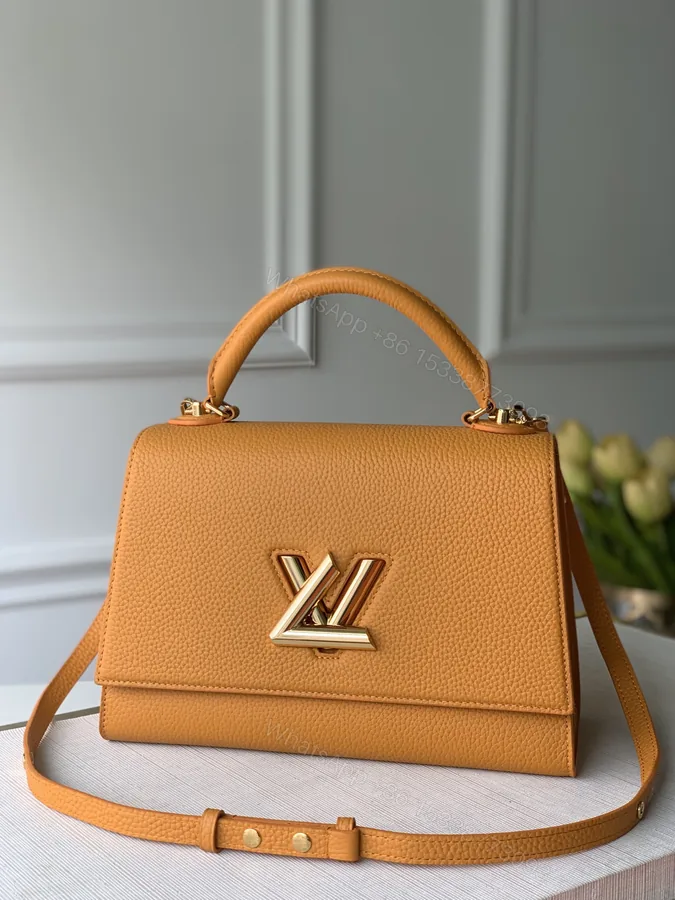View 1 of LV 一比一 Capucines BB 橙色手提包 小牛皮百搭氣質款