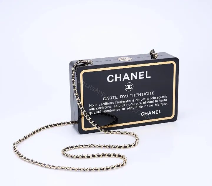 View 1 of Black & Gold Clutch: Modern Glam Luxury Evening Bag