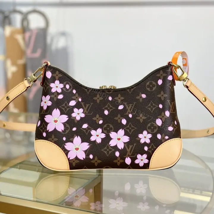 View 1 of Louis Vuitton x Takashi Murakami Boulogne PM Cherry Blossom Bag