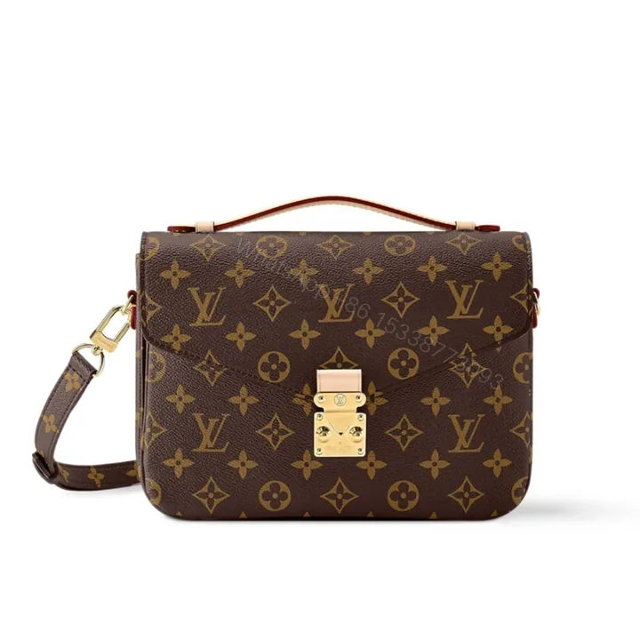 View 1 of Louis Vuitton Pochette Métis Monogram Canvas Brown 25Cm M44875