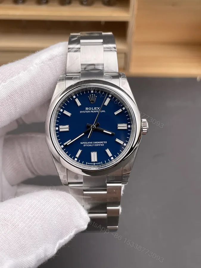 View 1 of Rolex Oyster Perpetual 36 126000 Blue Dial Watch 126000-003