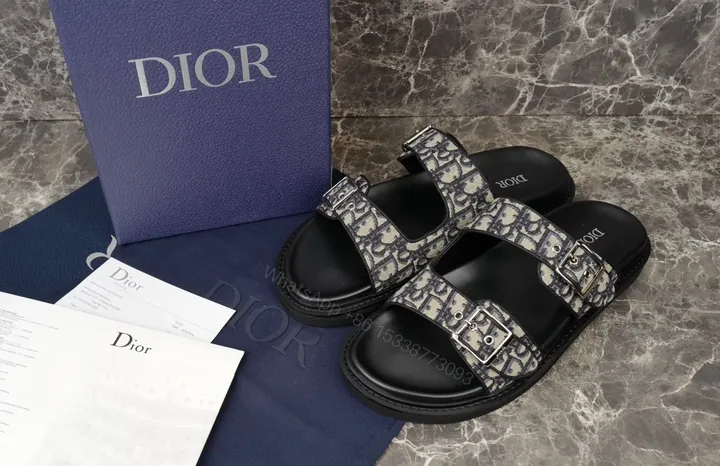 View 1 of Monochrome Pattern Sandals with Luxe Comfort