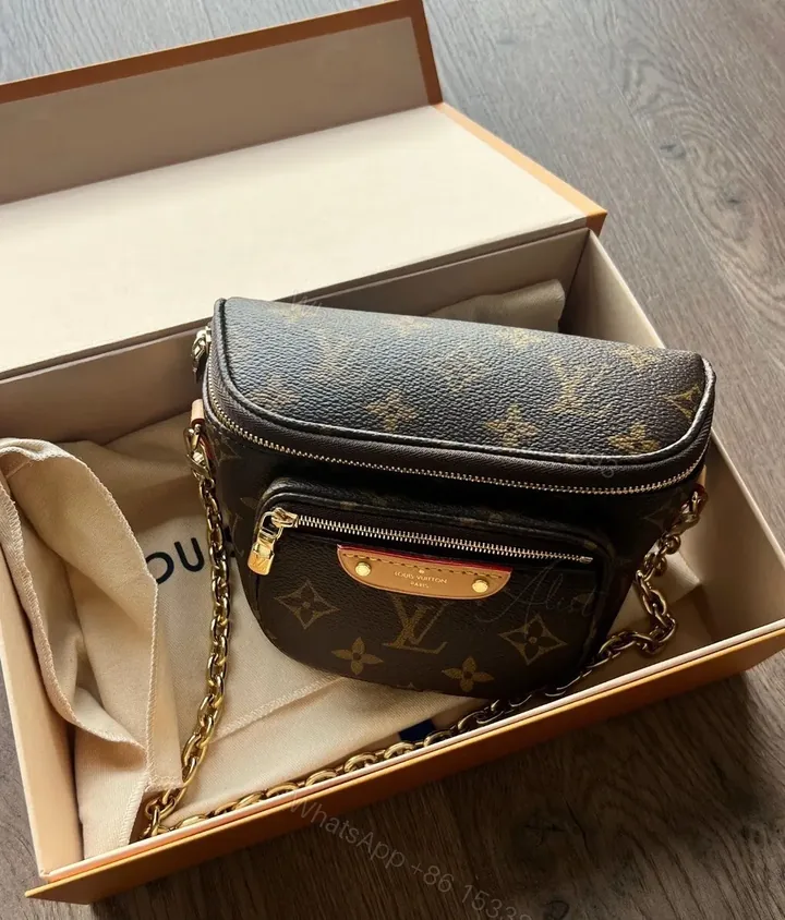 View 1 of Louis Vuitton Mini Bumbag in Monogram canvas