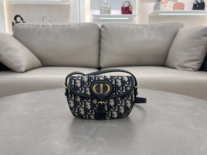View 1 of Dior 高仿迷你老花Bobby半月包 女士精品款 小巧輕便百搭設計