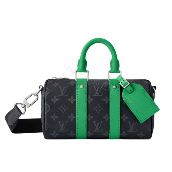 View 1 of Louis Vuitton Keepall Bandoulière 25 Bamboo Green 25Cm M25885