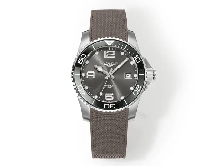 View 1 of Longines Conquest Diver’s Watch Silver Stainless Steel with Grey Dial