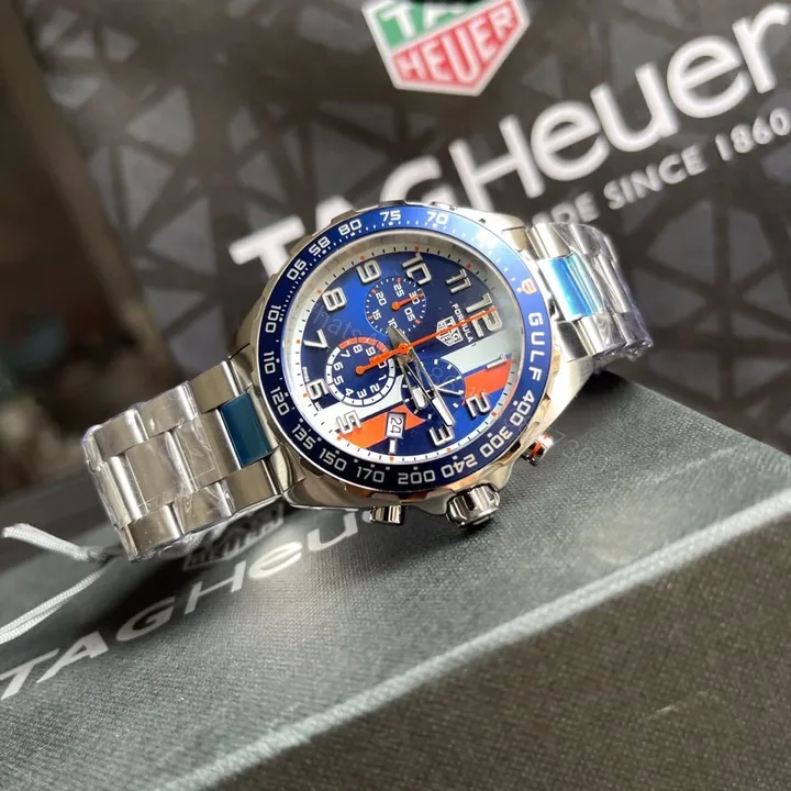 View 1 of TAG Heuer Formula 1 Chronograph Quartz 43 Stainless Steel CalfAlcantara CAZ101N.FC8243
