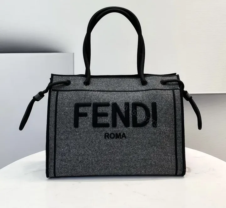 View 1 of Bold Texture City-Ready Fendi Roma Mini Bag