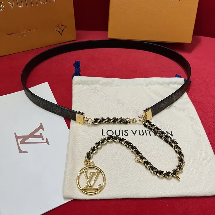 View 1 of Chic Leather & Chain Belted Necklace - Black & Gold Finish