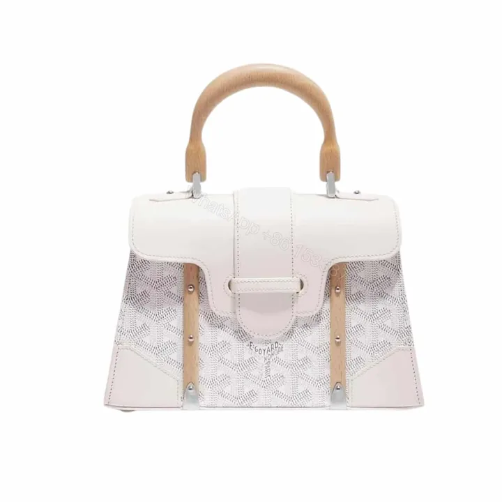 View 1 of GOYARD SAÏGON STRUCTURÉ MINI BAG WHITE 21CM SAIGR2MINTY50CL50P