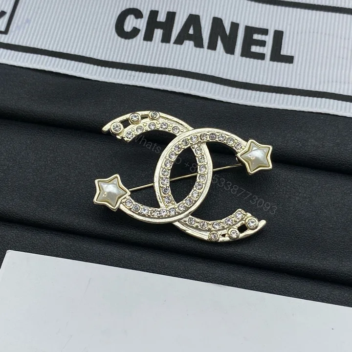 View 1 of CHANEL OTHER logo cc brooch