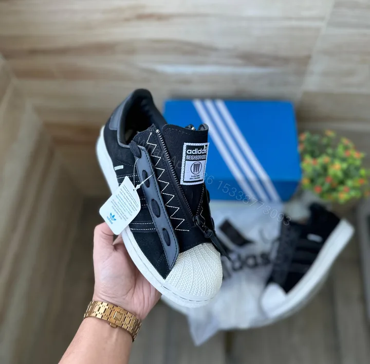 View 1 of First Copy Adidas Superstar Neighborhood Edition Sneakers