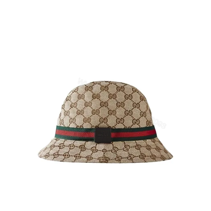 View 1 of Gucci GG Ssima Soft Web Fedora Hat Beige