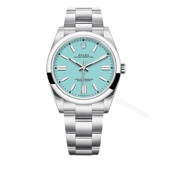 View 1 of Rolex Oyster Perpetual Watch 41Mm Turquoise Dial