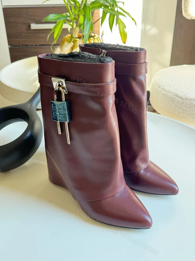 View 1 of Givenchy Shark Lock ankle boots