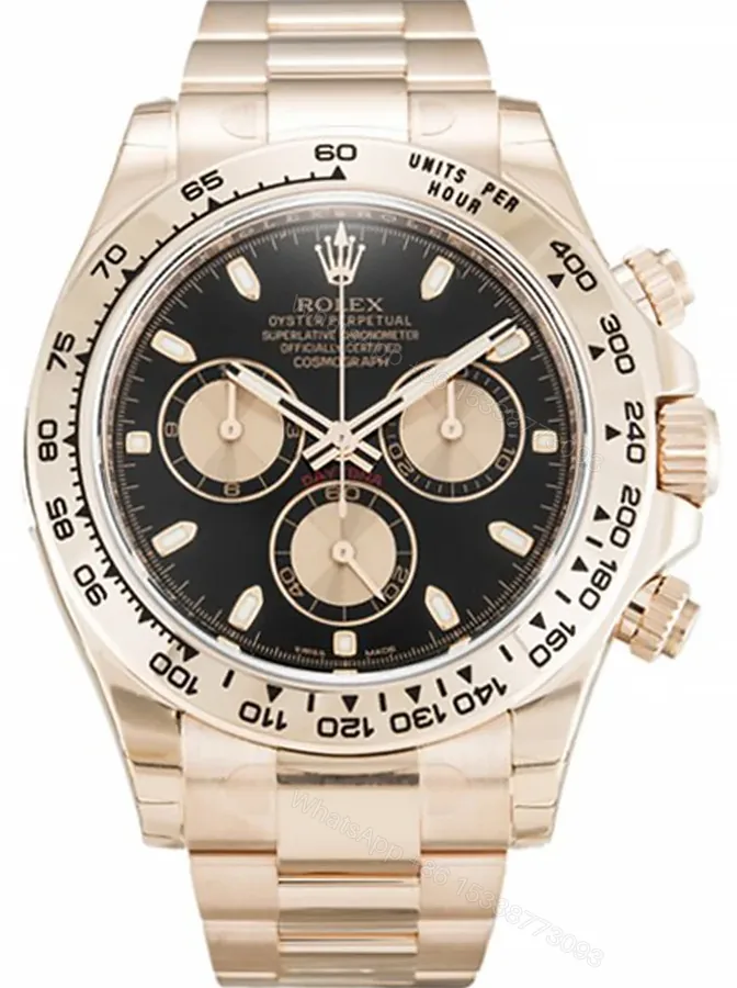 View 1 of Replica Rolex Daytona Black Dial 116505