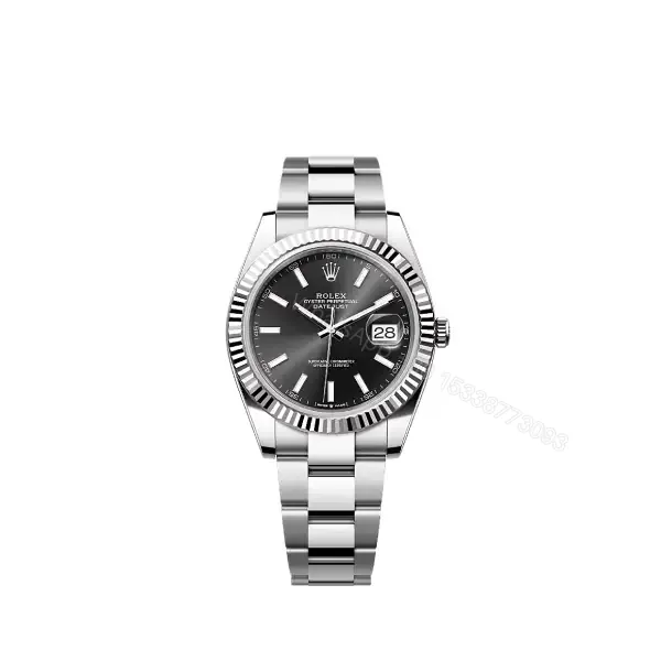 View 1 of Rolex Datejust 41 126334 Super Clone : White Rolesor White Dial Oyster